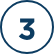 number three icon