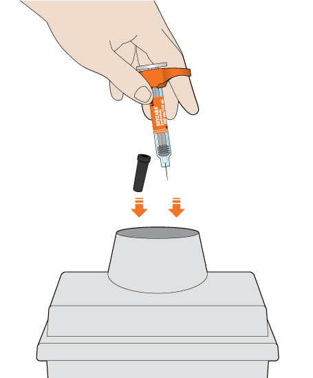 dispose of needle